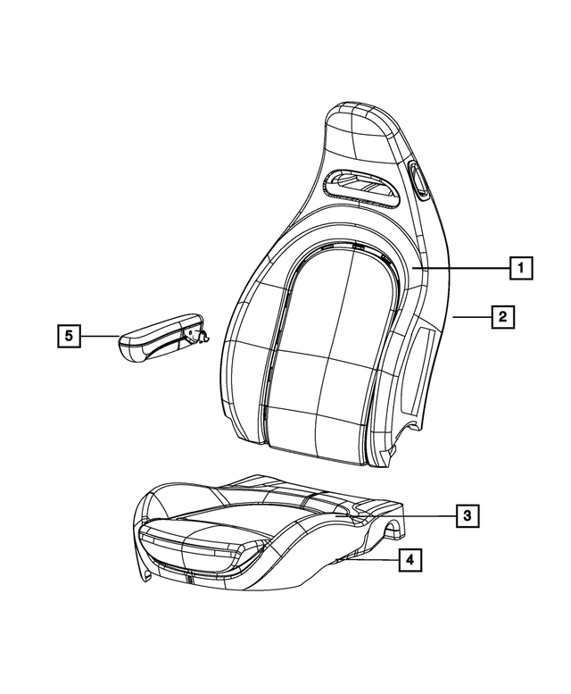 68194583AB - Interior Trim: Pivot Bushing for Mopar Image