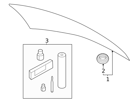 Glass - Lift Gate for 2019 Volvo XC90 #0