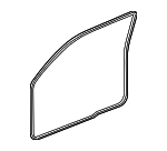 55112128AG - Body: Surround Weather-strip for Mitsubishi Image