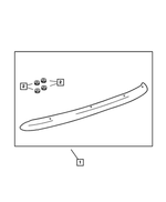 82204324AB - Mopar Accessories - Component Parts: Air - Front Shield Kit for Dodge: Ram 1500, Ram 2500, Ram 3500 Image