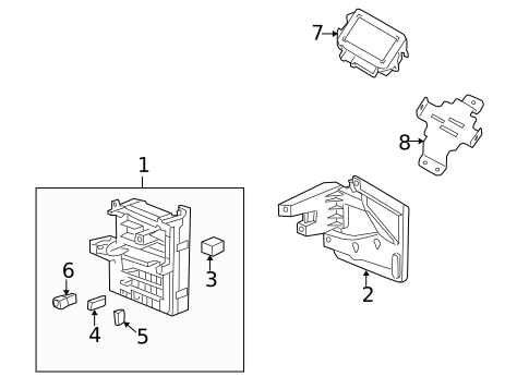 Relays for 2008 Cadillac CTS #0