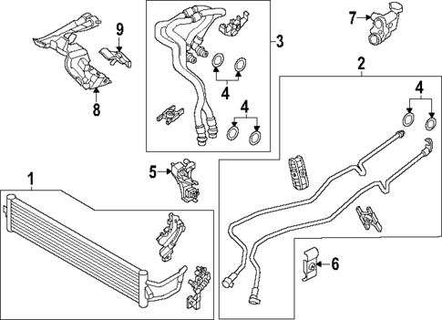 Trans Oil Cooler for 2025 BMW 750e xDrive #0