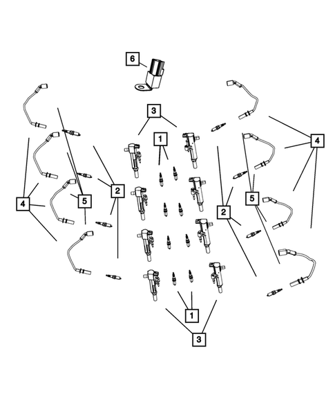 Ignition - Spark Plugs, Cables, Coils, and Glow Plugs for 2009 Dodge Durango #0