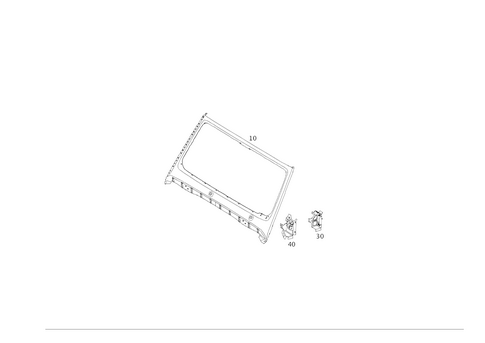 Window Frame for 2022 Mercedes-Benz G550 #0