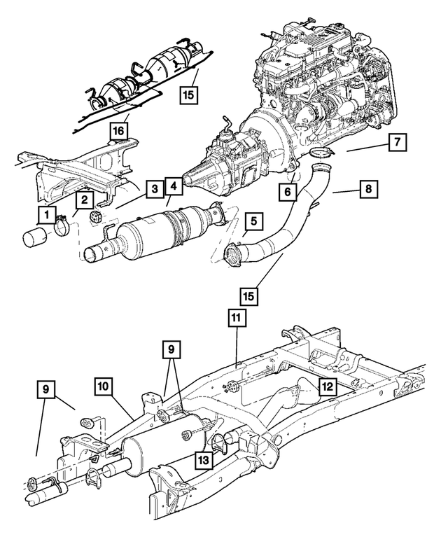 52121924AD - : Exhaust Muffler for Mopar Image