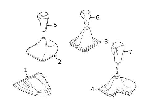 Shifter Trim for 2007 BMW M6 #0