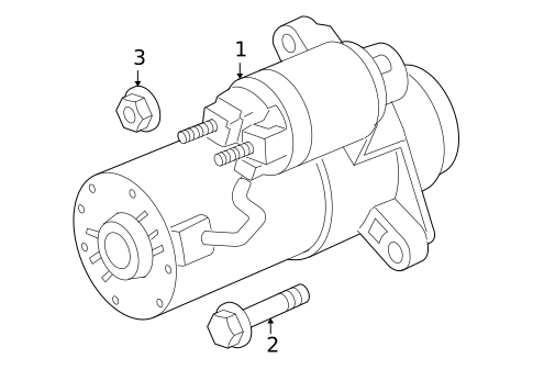 Starter for 2010 Hummer H3 #0