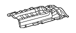 2546807304 - Body: Floor Pan Heat Shield for Mercedes-Benz Image