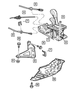 52104054AC - Transfer Case Model 242 [DHC, DHP]: Park Interlock Cable for Mopar Image