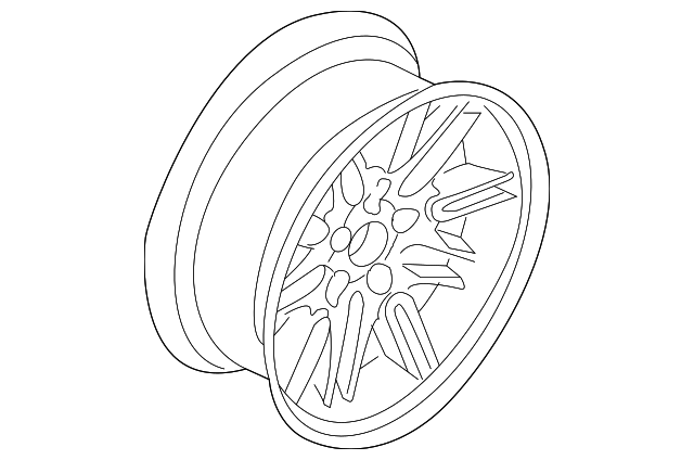 Genuine BMW 36-11-2-228-950 | Wheel, Alloy - M Double Spoke 65