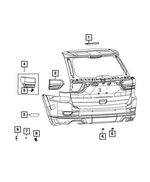 68236136AF - Electrical: Backup Lamp, Right for Mopar Image