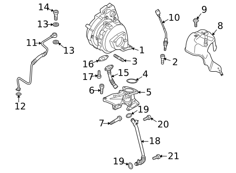 Turbocharger & Components for 2011 Audi Q7 #0