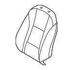 88350A5600 - Body: Seat Back Pad for Hyundai: Elantra GT Image