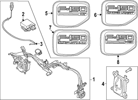 Fender & Components for 2022 Ford F-150 Lightning #0