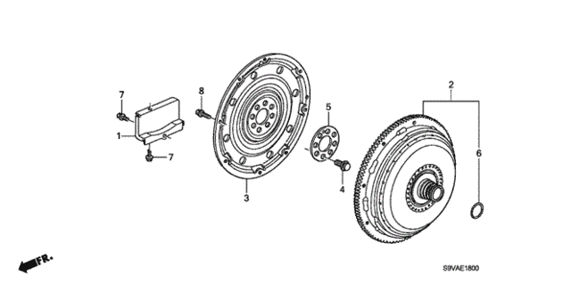 Torque Converter for 2008 Honda Pilot #0