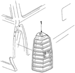 917939 - Electrical: Lamp Assembly for Oldsmobile: Firenza Image