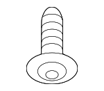 9A700769800 - Body: Under Cover Screw for Porsche: 718 Boxster, 718 Cayman, 718 Spyder, 911, Boxster, Cayenne, Cayman, Macan, Panamera, Taycan Image