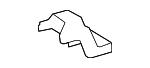 721230R010B0 - Body: Track End Cover for Toyota Image