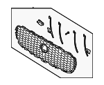 T2R42273 - Body: Grille for Jaguar Image