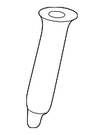 1H0881939B41 - Body: Headrest Guide for Volkswagen: Cabrio, EuroVan, Jetta Image