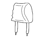 701881921AAGN - : Headrest Cover for Volkswagen: EuroVan Image