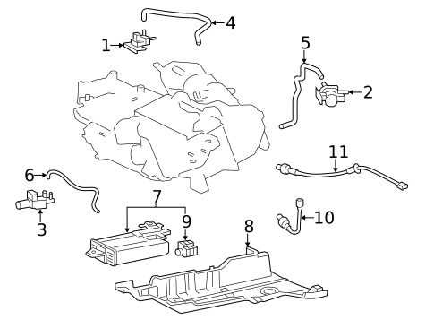 Powertrain Control for 2012 Toyota Sienna #1