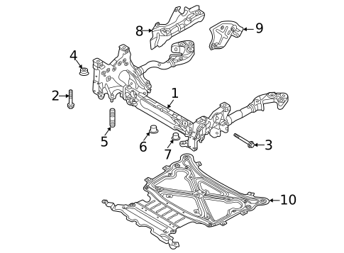 Suspension Mounting for 2020 Audi RS Q8 #0