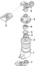 MD620194 - : Cover for Mitsubishi: Mirage Image