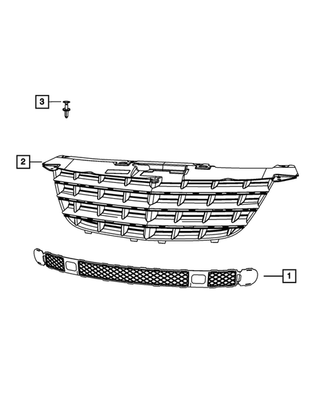 Grilles for 2009 Chrysler Sebring #0