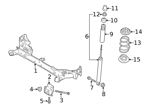 Rear Suspension for 2013 Nissan Juke #1