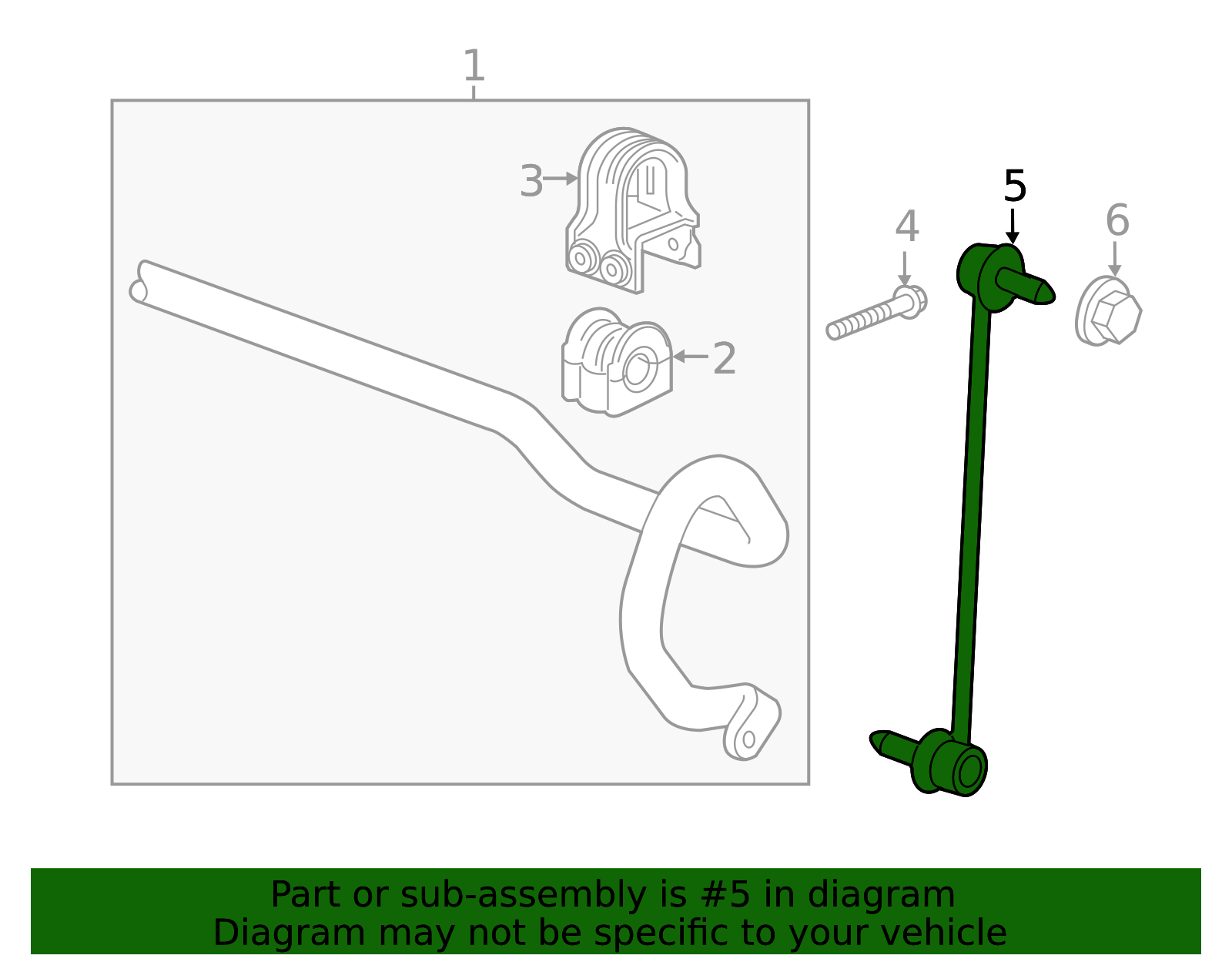 42815865 - Stabilizer Link 2016-2025 GM | Chevrolet Parts Direct