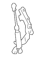 534400E010 - Body: Lift Cylinder for Lexus: RX330, RX350, RX400h, RX450h Image