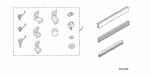934010604007 - Accessory Components: BOLT-WASHER (6X40) for Honda Image