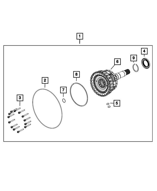 52854565AA - Transmission: Pump Cover O Ring for Mopar Image