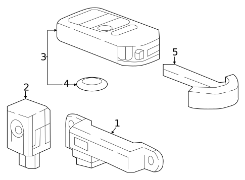 Keyless Entry Components for 2025 Acura Integra #0