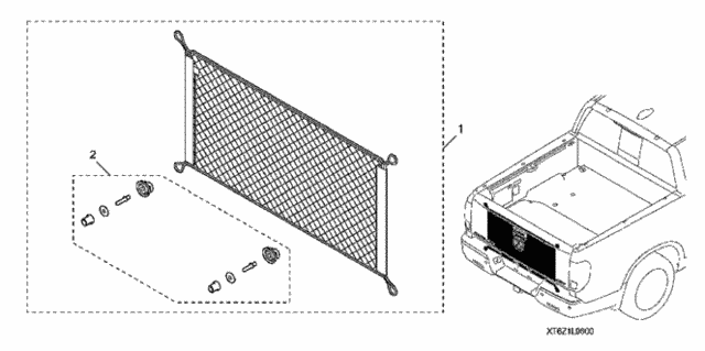 Cargo Net for 2019 Honda Ridgeline #0