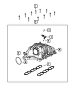 68535767AA - 3.0L Turbo Diesel; Engine: Engine Intake Manifold Kit for Mopar Image