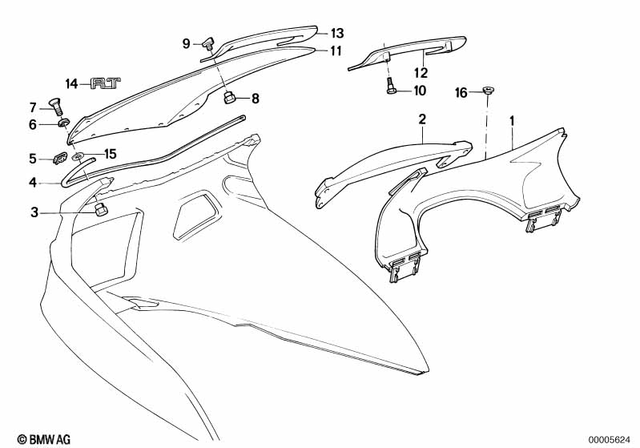 46631453986 - Frame and Mounting Parts: Panel for BMW-Motorrad Image