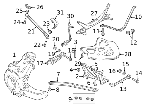 Rear Suspension for 2015 Porsche Boxster #0