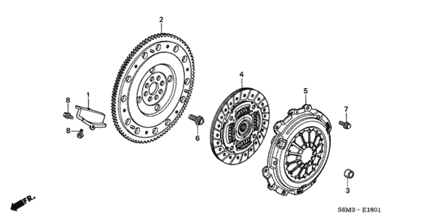 Clutch (Type-S) for 2003 Acura RSX #0