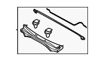 86150DW000 - Body: Cowl Grille for Kia Image