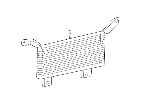 Trans Oil Cooler for 2005 Ford F-350 Super Duty #0