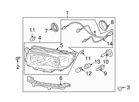 Bulbs - Chassis for 2006 Subaru Forester | OEM Parts Online