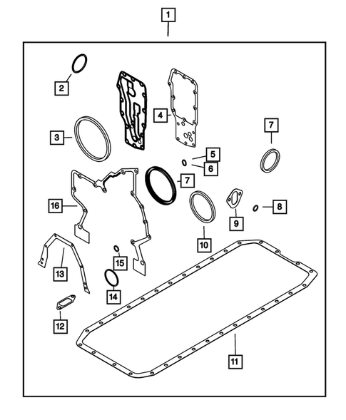 Engine Identification, Service Engines & Engine Service Kits for 2008 Dodge Ram 3500 #3