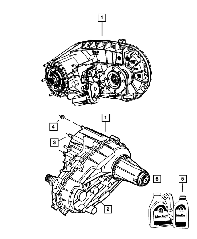 52123025AB - NVG273; Transfer Case: Nvg273 Transfer Case for Mopar Image