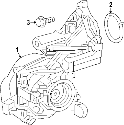 Water Pump for 2024 Lexus RX450h+ #0