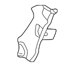 31675532 - Body: Inner Hinge Pillar Seal for Volvo: S60 Image