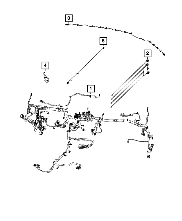 « 68538202AB –  : Panneau D`instruments Cablage pour Mopar Image »