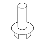 90119A0095 - Body: Front Crossmember Bolt for Scion: tC, xB | Toyota: Celica, Prius, Prius Plug-In Image