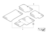 51479171368 - Retrofitting / Conversion / Accessories: Hook&amp;Loop Element with Screw Thread for BMW Image